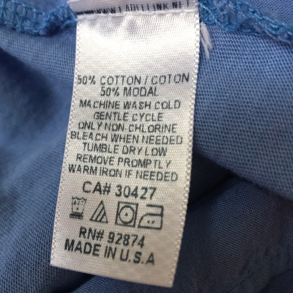 Splendid mixed media long blue shirt - Picture 13 of 14